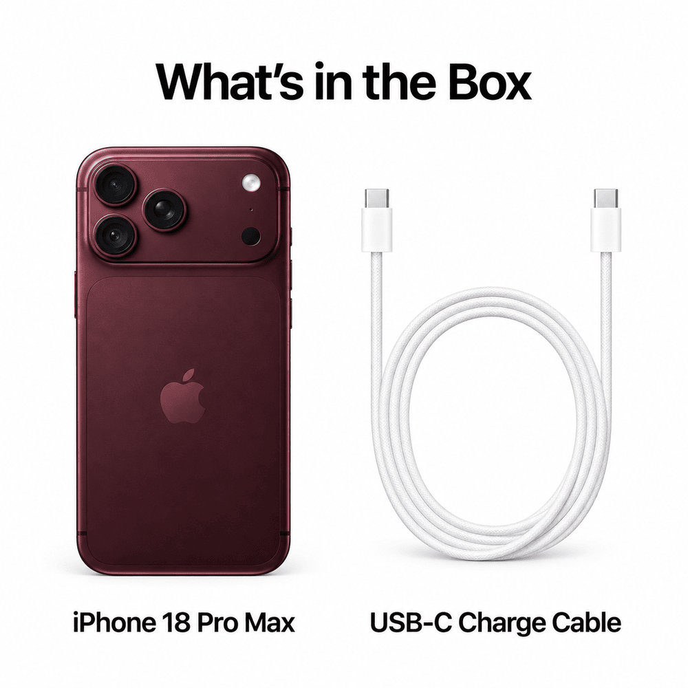 Apple iPhone 18 Pro (Burgundy, 256 GB) view 5