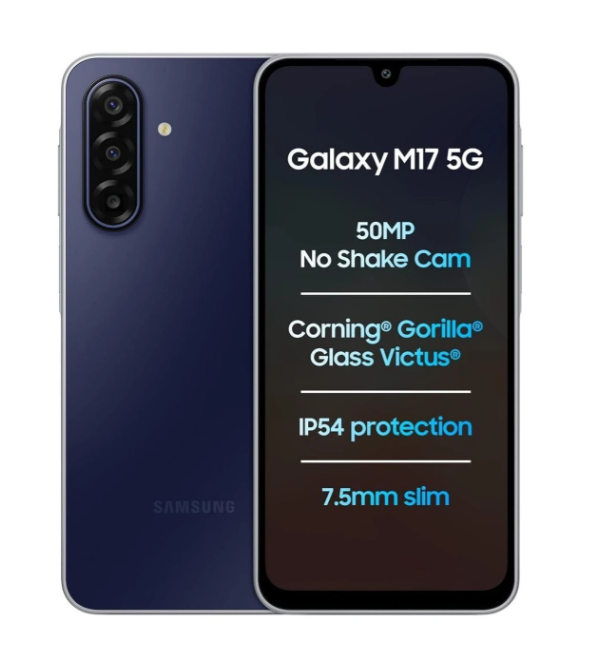 Samsung Galaxy M17 5G (Sapphire Black, 128 GB) (4 GB RAM)