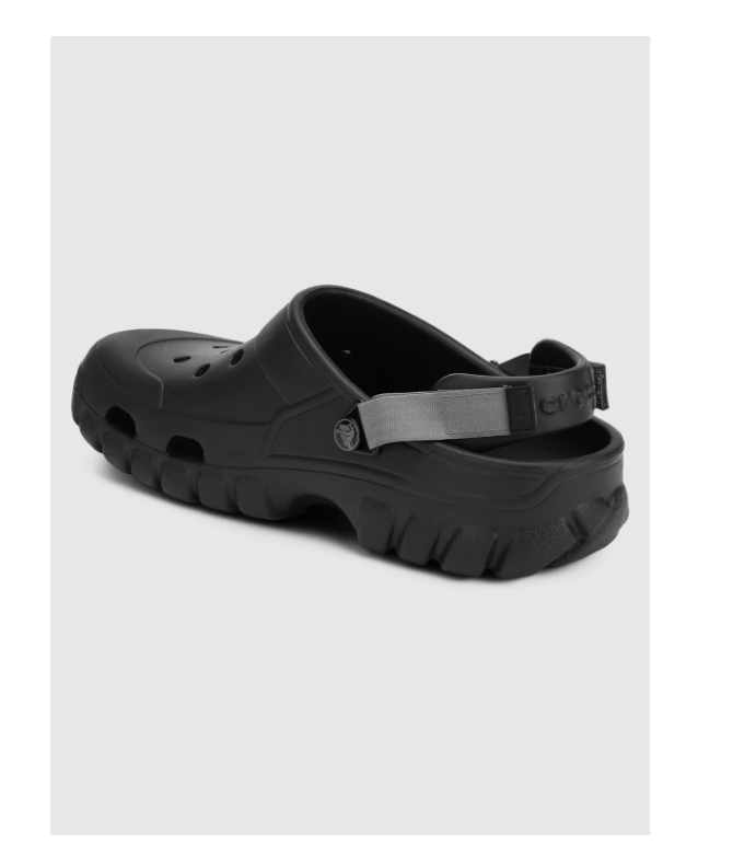 CROCS Unisex Off Grid Clogs Sandal (Black , 4) view 3